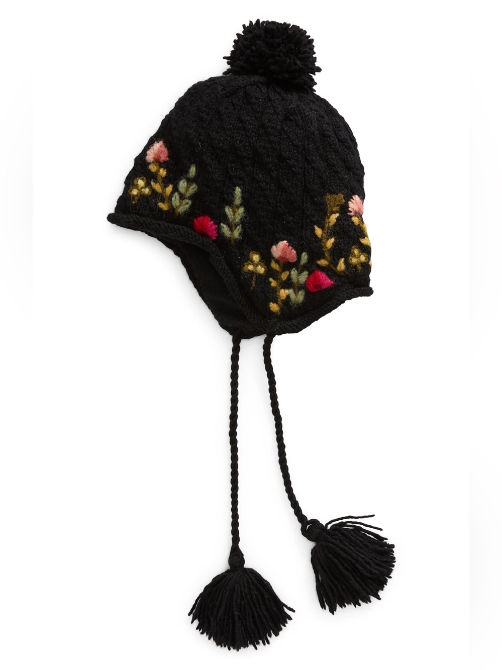 FRENCH KNOT Meadow Wool Pompom Beanie
FRENCH KNOT